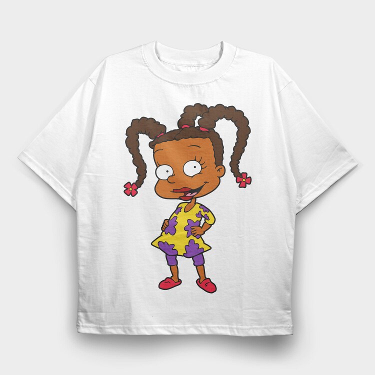 Puffball Chic, Tricou Oversize Barbati (Unisex)