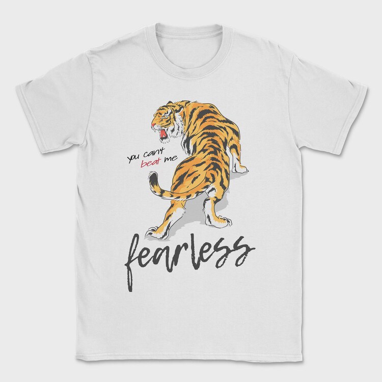 Tiger Roar Fearless, Tricou Barbati (Unisex)