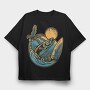 Surfing Marlin Paradise, Tricou Oversize Barbati (Unisex)