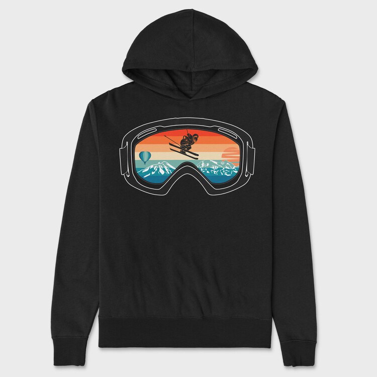 Sunset Ski Goggles, Hanorac Oversize Barbati (Unisex)