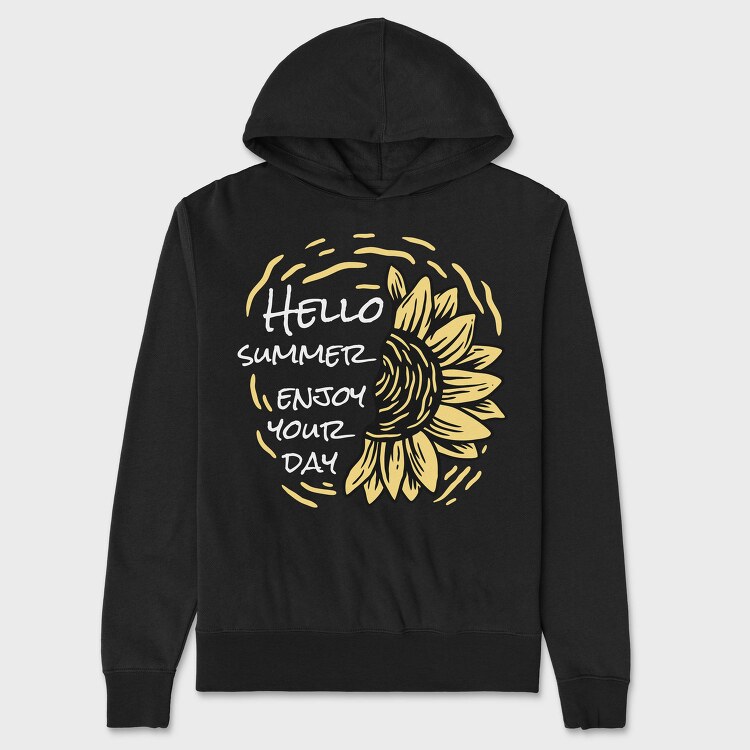 Sunflower Breeze, Hanorac Oversize Barbati (Unisex)