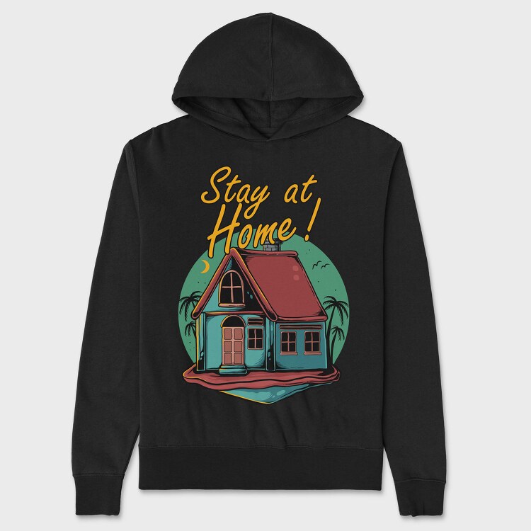Stay At Home Vibes, Hanorac Oversize Barbati (Unisex)