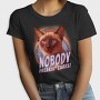 Cat Nobody Freakin Cares, Tricou Femei