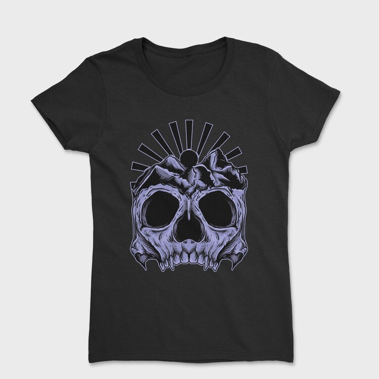 Skull Mountain Sunburst, Tricou Femei