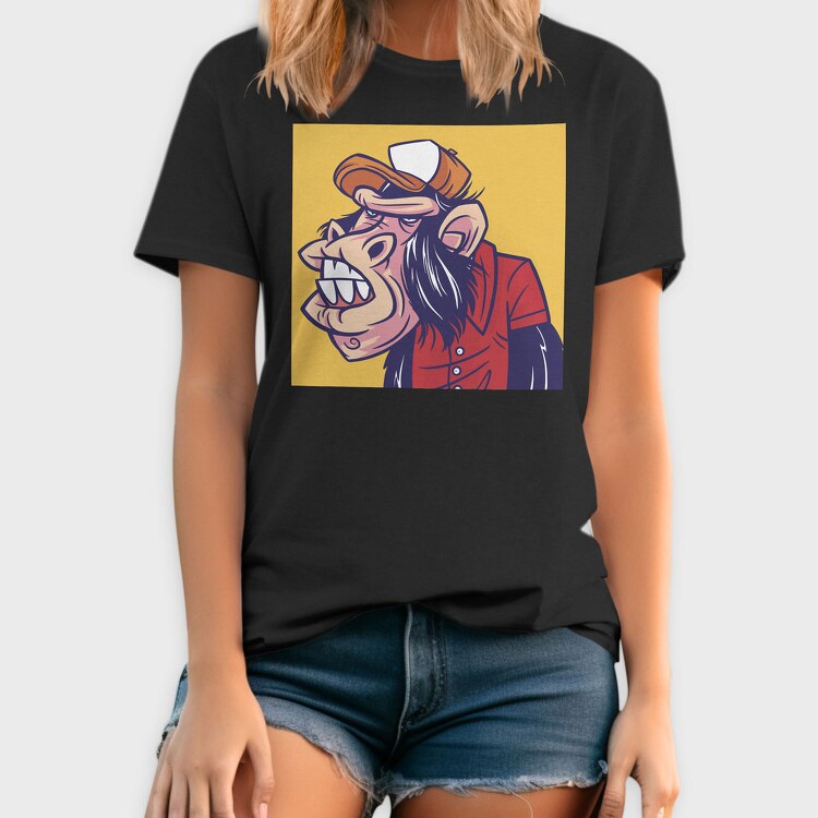 Monkey Cartoon, Tricou Barbati (Unisex)