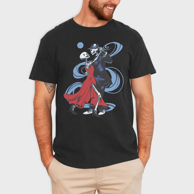 Dancing Skeletons, Tricou Barbati (Unisex)