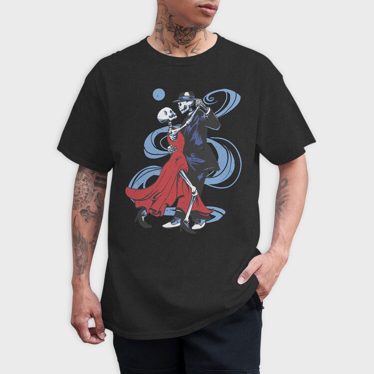 Dancing Skeletons, Tricou Barbati (Unisex)