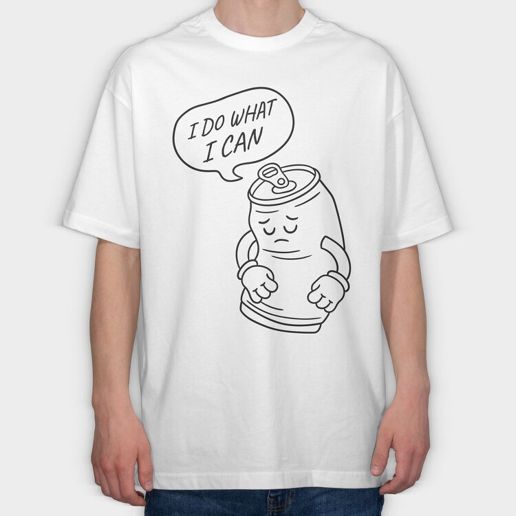 Can Pun Joke Nc, Tricou Oversize Barbati (Unisex)