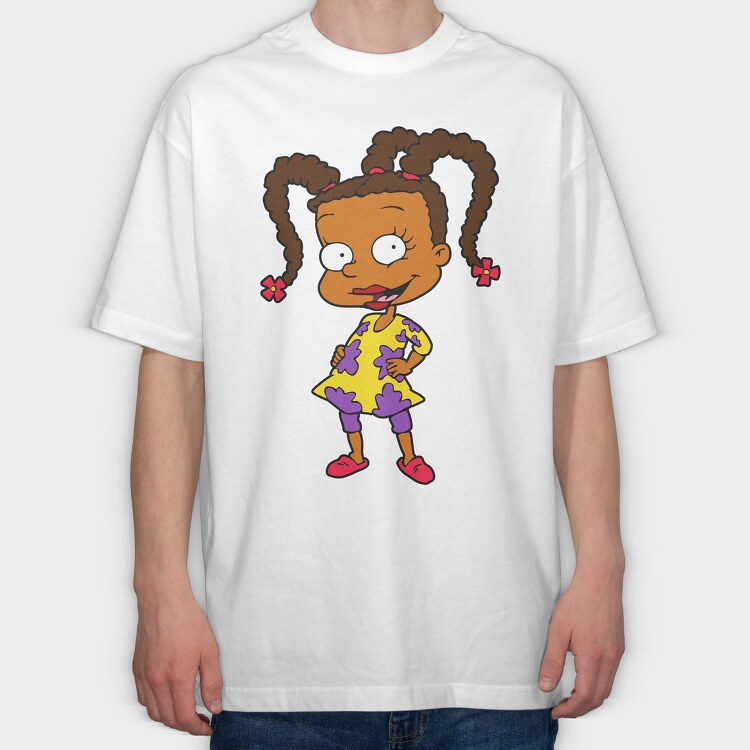 Puffball Chic, Tricou Oversize Barbati (Unisex)