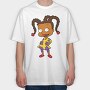 Puffball Chic, Tricou Oversize Barbati (Unisex)