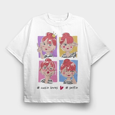 Red Hair Vibes, Tricou Oversize Barbati (Unisex)