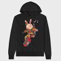 Skate Bunny Rider, Hanorac Oversize Barbati (Unisex)