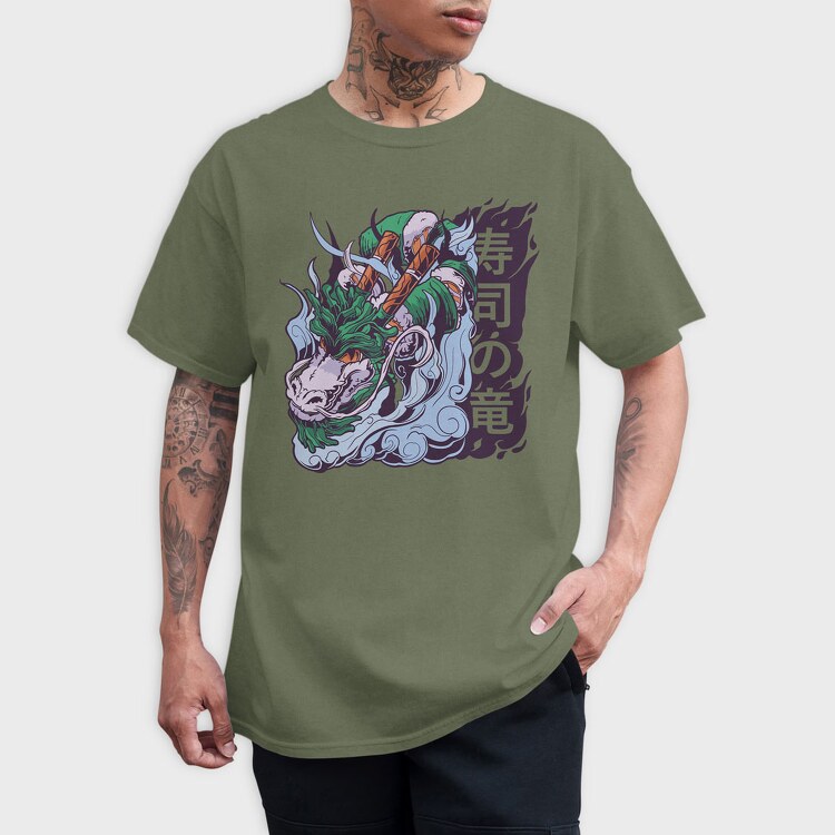 Sushi Dragon, Tricou Barbati (Unisex)