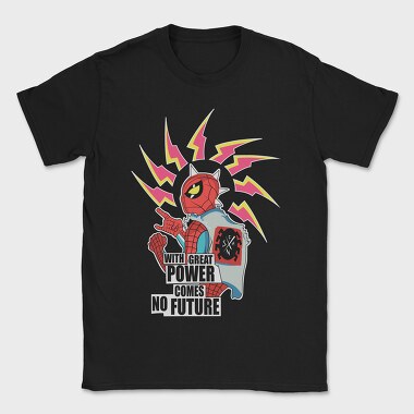 Spiderman Power Future, Tricou Barbati (Unisex)