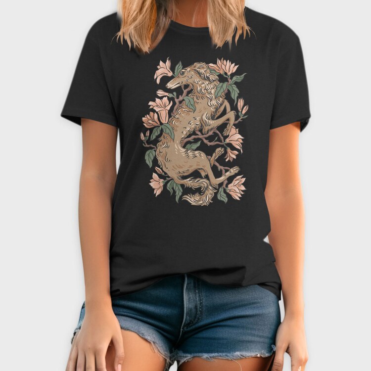 Grey Hound Magnolia, Tricou Barbati (Unisex)