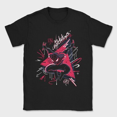 Spiderman Web Strike, Tricou Barbati (Unisex)