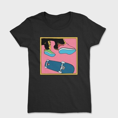 Skate Shoe Vibe, Tricou Femei