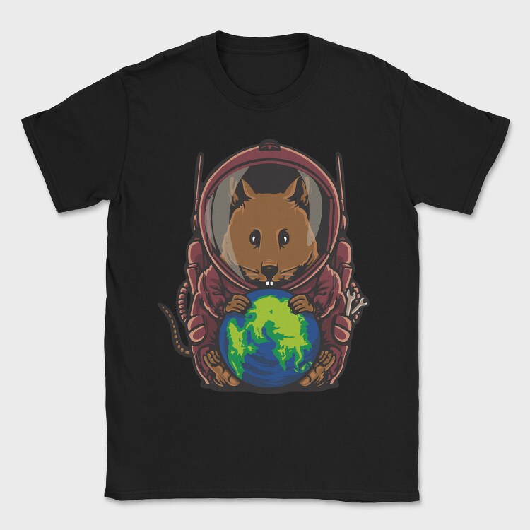 Space Squirrel Planet, Tricou Barbati (Unisex)