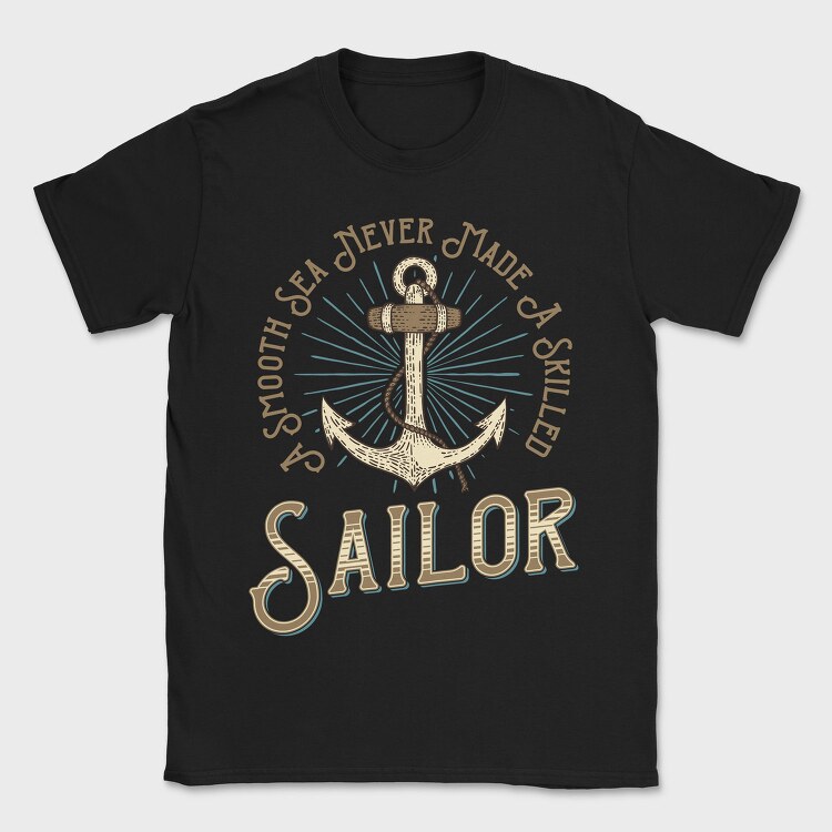 Smooth Sea Sailor, Tricou Barbati (Unisex)