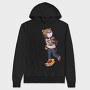 Skateboarding Cat Vibes, Hanorac Oversize Barbati (Unisex)