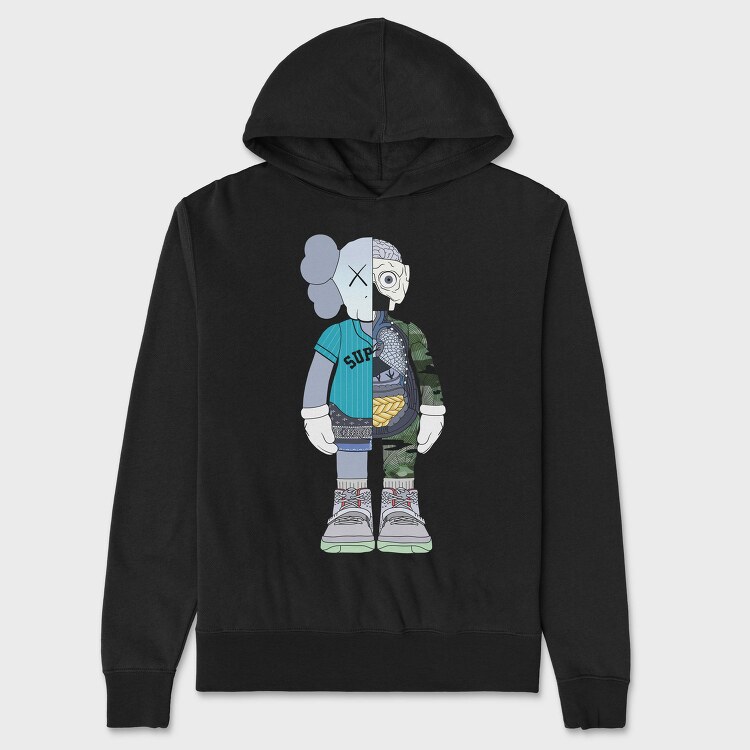 Skull Streetwear, Hanorac Oversize Barbati (Unisex)