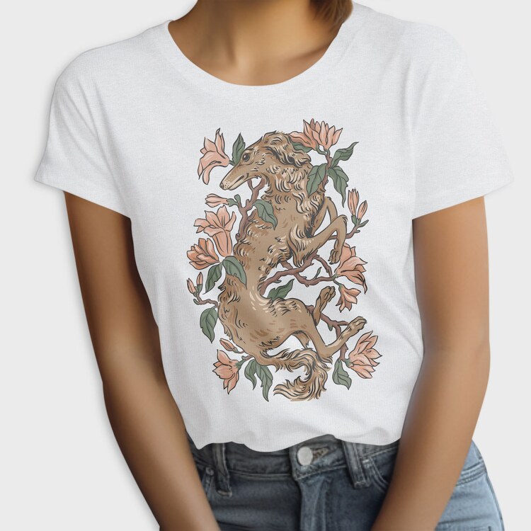 Grey Hound Magnolia, Tricou Femei