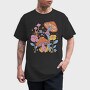 Hippie Flower Mushroom, Tricou Barbati (Unisex)
