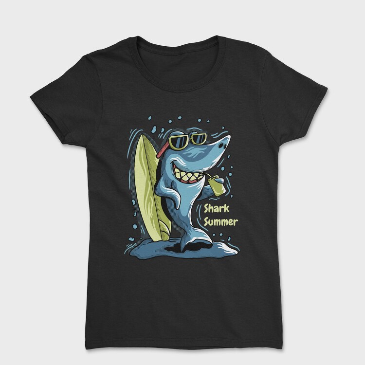 Shark Summer Surf, Tricou Femei