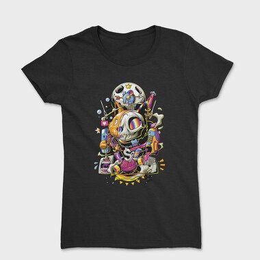 Skull Streetwear Dreams, Tricou Femei