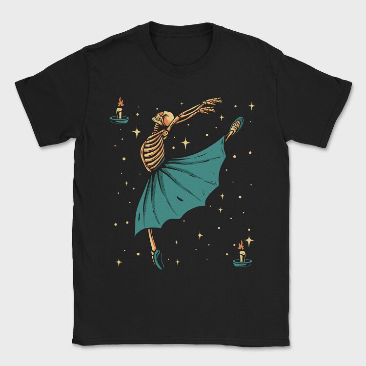 Skeleton Ballet Dancer, Tricou Barbati (Unisex)