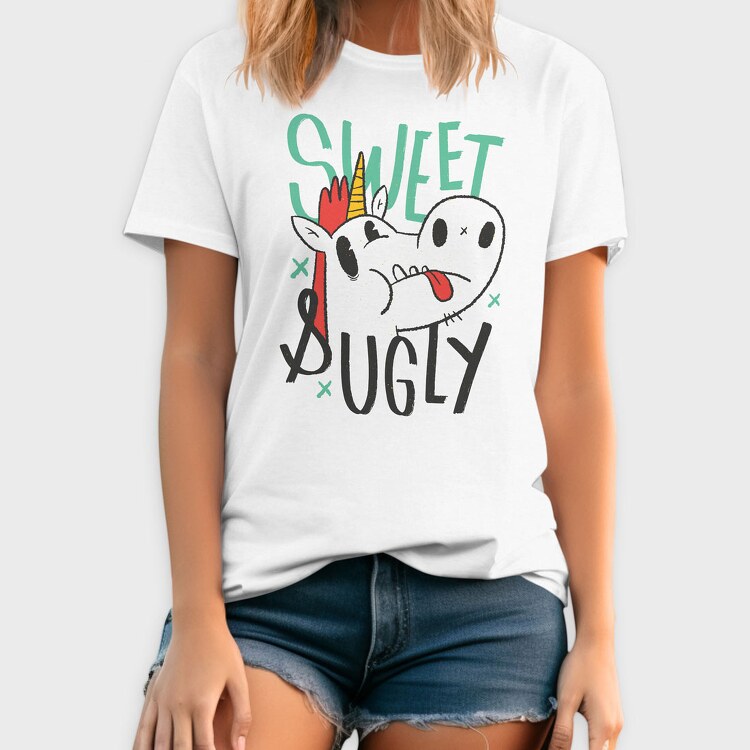Sweet Ugly Unicorn, Tricou Barbati (Unisex)