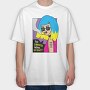 Smoke Smile, Tricou Oversize Barbati (Unisex)