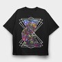 Space Rock Astronaut, Tricou Oversize Barbati (Unisex)