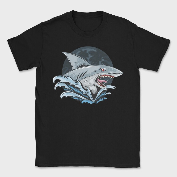 Shark Attack Splash 1, Tricou Barbati (Unisex)