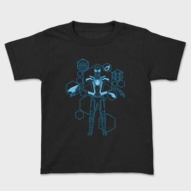 Spiderman Tech Hex, Tricou Copii