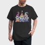 Hippie Gnomes Pastel, Tricou Barbati (Unisex)