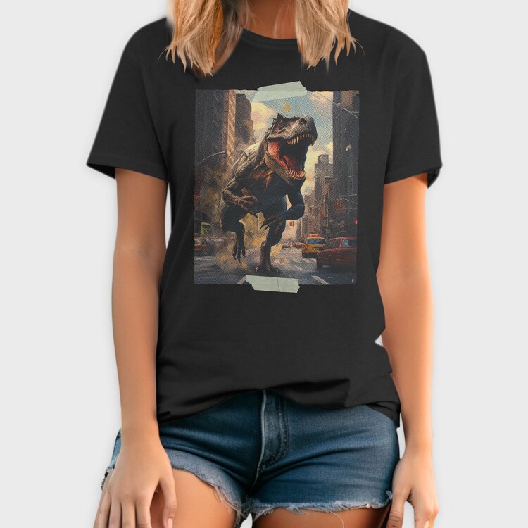 T Rex Graphic, Tricou Barbati (Unisex)