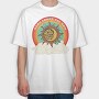 Sunshine Vibes, Tricou Oversize Barbati (Unisex)