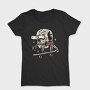 Skateboarding Skull 1, Tricou Femei