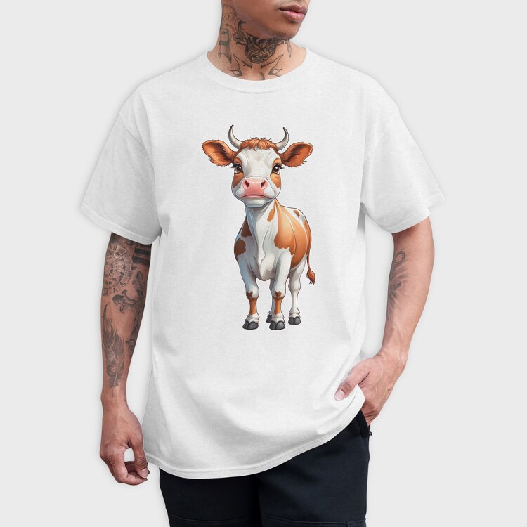 Allguer Cow, Tricou Barbati (Unisex)