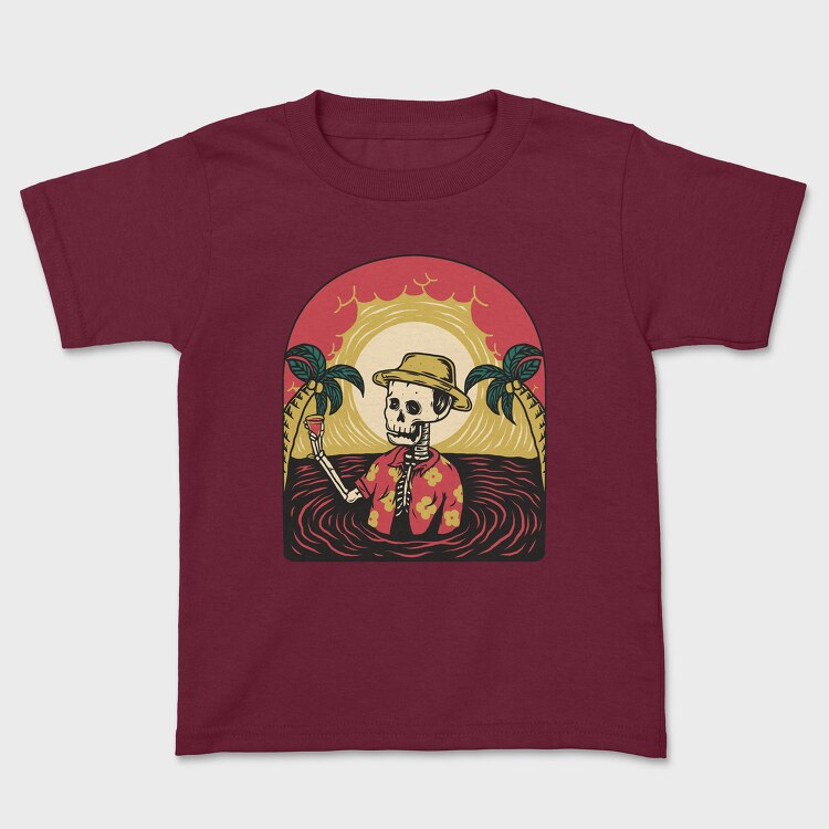 Skeleton Beach Party, Tricou Copii