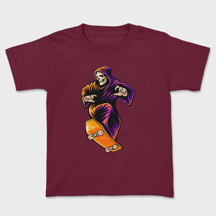 Skateboard Grim Reaper, Tricou Copii