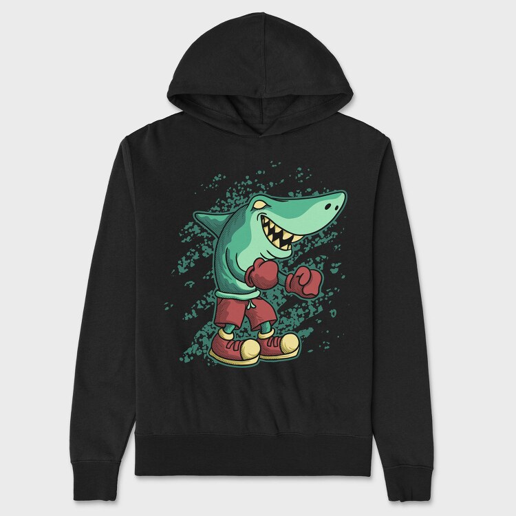 Shark Boxer, Hanorac Oversize Barbati (Unisex)