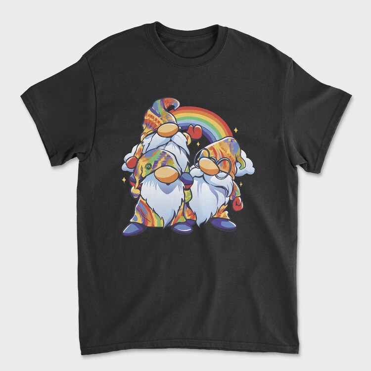 Hippie Gnomes, Tricou Barbati (Unisex)