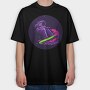 Space Surf Astronaut, Tricou Oversize Barbati (Unisex)