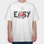Teddy Chill Vibes, Tricou Oversize Barbati (Unisex)