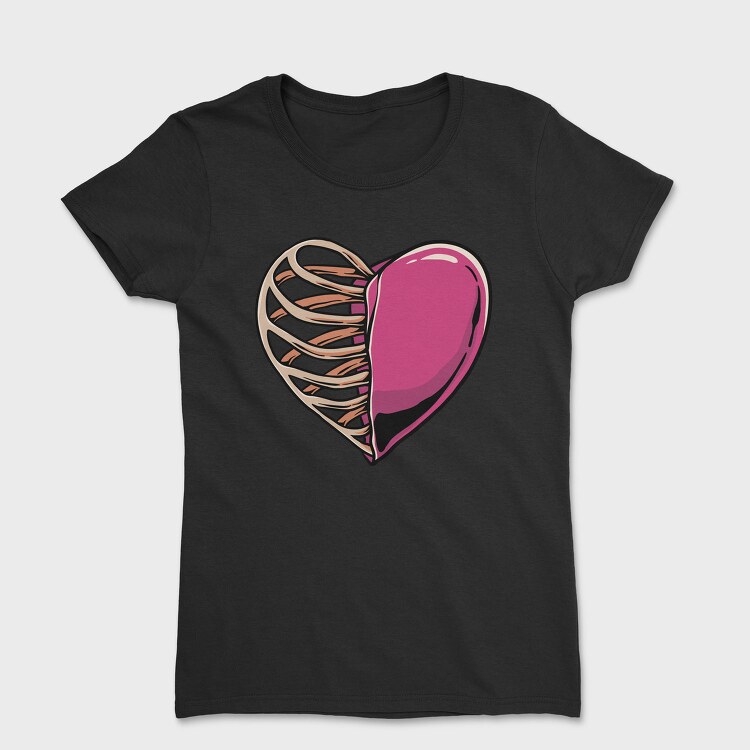 Ribbed Heart, Tricou Femei