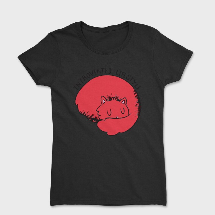 Introverted Cat, Tricou Femei