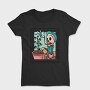 Inhale The Good Weed Skeleton Skull, Tricou Femei