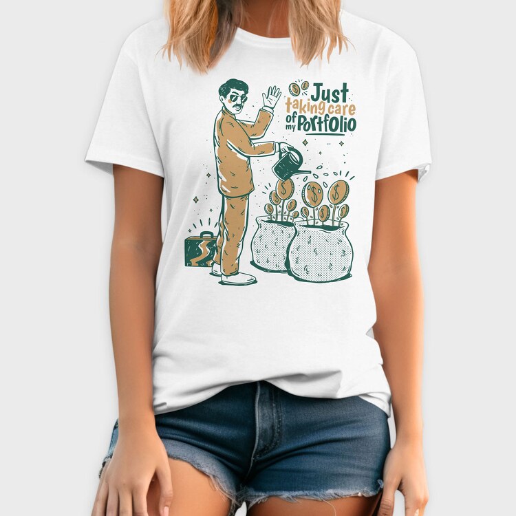 Taking Care My Portfolio, Tricou Barbati (Unisex)